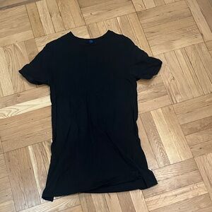 Classic Black Men's long T-Shirt